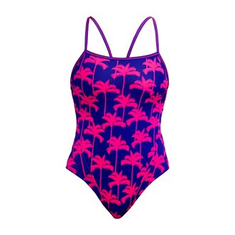 Maillot de bain femme 1 pièce FUNKITA Pinky Palms