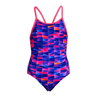 Maillot de bain fille 1 pièce FUNKITA Warped Waves