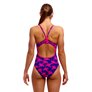 Maillot de bain femme menstruel 1 pièce FUNKITA Pinky Palms