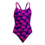 Maillot de bain femme menstruel 1 pièce FUNKITA Pinky Palms
