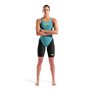 Combinaison de natation dos ouvert ARENA POWERSKIN CARBON GLIDE BLACK BISCAY BAY