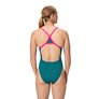 Maillot de bain femme 1 pièce SPEEDO SOLID TURNBACK GRN/PIN