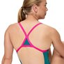Maillot de bain femme 1 pièce SPEEDO SOLID TURNBACK GRN/PIN