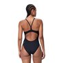 Maillot de bain femme 1 pièce SPEEDO LOGO THIN STRAP 1P BLA/WHI