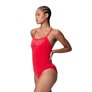 Maillot de bain femme 1 pièce SPEEDO LOGO THIN STRAP 1P RED/WHI