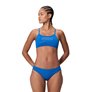 Maillot de bain femme 2 pièces SPEEDO LOGO THIN STRAP 2P BLU/WHI