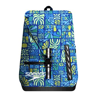 Sac à dos SPEEDO 35L TEAM BAG PRINTED BLU/GRN