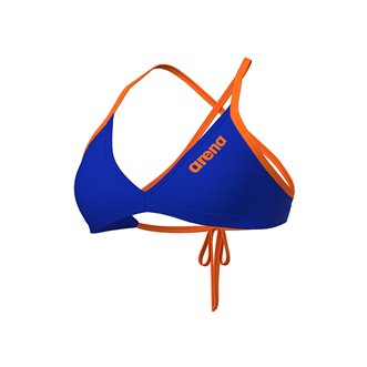 Haut de maillot de bain 2 pièces ARENA WOMEN'S TEAM SWIM TOP TIE BACK SOLID