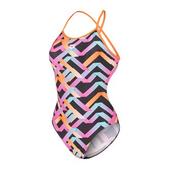 Maillot de bain femme 1 pièce ARENA W TEXTURE SWIMSUIT TIE BACK