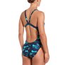 Maillot de bain femme 1 pièce NIKE SWIM FASTBACK PRINT GREEN ABYSS