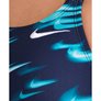 Maillot de bain femme 1 pièce NIKE SWIM FASTBACK PRINT GREEN ABYSS