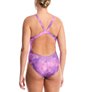 Maillot de bain femme 1 pièce NIKE SWIM FASTBACK PRINT LT MAGENTA