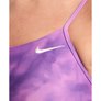 Maillot de bain femme 1 pièce NIKE SWIM CUTOUT PRINT LT MAGENTA