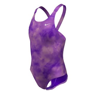 Maillot de bain fille 1 pièce NIKE SWIM FASTBACK PRINT LT MAGENTA