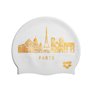 Bonnet de bain ARENA PARIS SKYLINE WHITE
