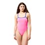 Maillot de bain femme 1 pièce SPEEDO SOLID TRI BACK PIN/BLU
