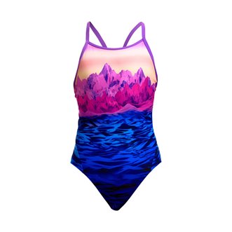 Maillot de bain fille 1 pièce FUNKITA Pink Peaks