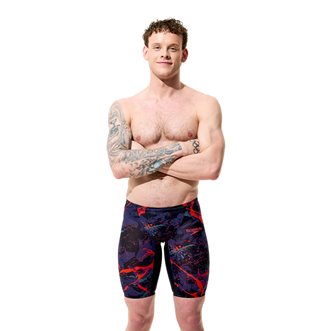Jammer de compétition SPEEDO FS LZR PURE VALOR 2.0 PRINTED BLA/RED