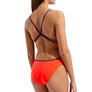 Maillot de bain femme 1 pièce ARENA LACE BACK SOLID - Bright Coral