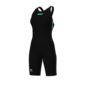 Combinaison de natation dos ouvert ARENA POWERSKIN AIR 3 - Black Teal