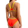 Maillot de bain femme 1 pièce ARENA ONE BIGLOGO - Bright Coral