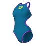 Maillot de bain femme 1 pièce ARENA ONE BIGLOGO - Blue Cosmo