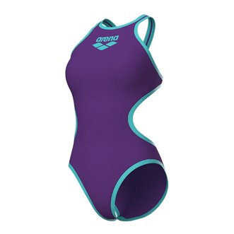 Maillot de bain femme 1 pièce ARENA ONE BIGLOGO - Plum Water