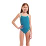 Maillot de bain fille 1 pièce ARENA TEAM CHALLENGE SOLID - Blue Cosmo