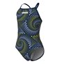 Maillot de bain fille 1 pièce ARENA FIREFLOW LIGHTDROP - Navy Yellow